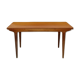 Table de salle à manger vintage scandinave teck 1960