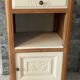Art Deco bedside, grey marble