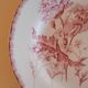 Plate in pink earthenware Provencal decoration HB & Cie, Choisy-le-Roi - 3