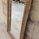 Art Deco mirror in Burmese teak