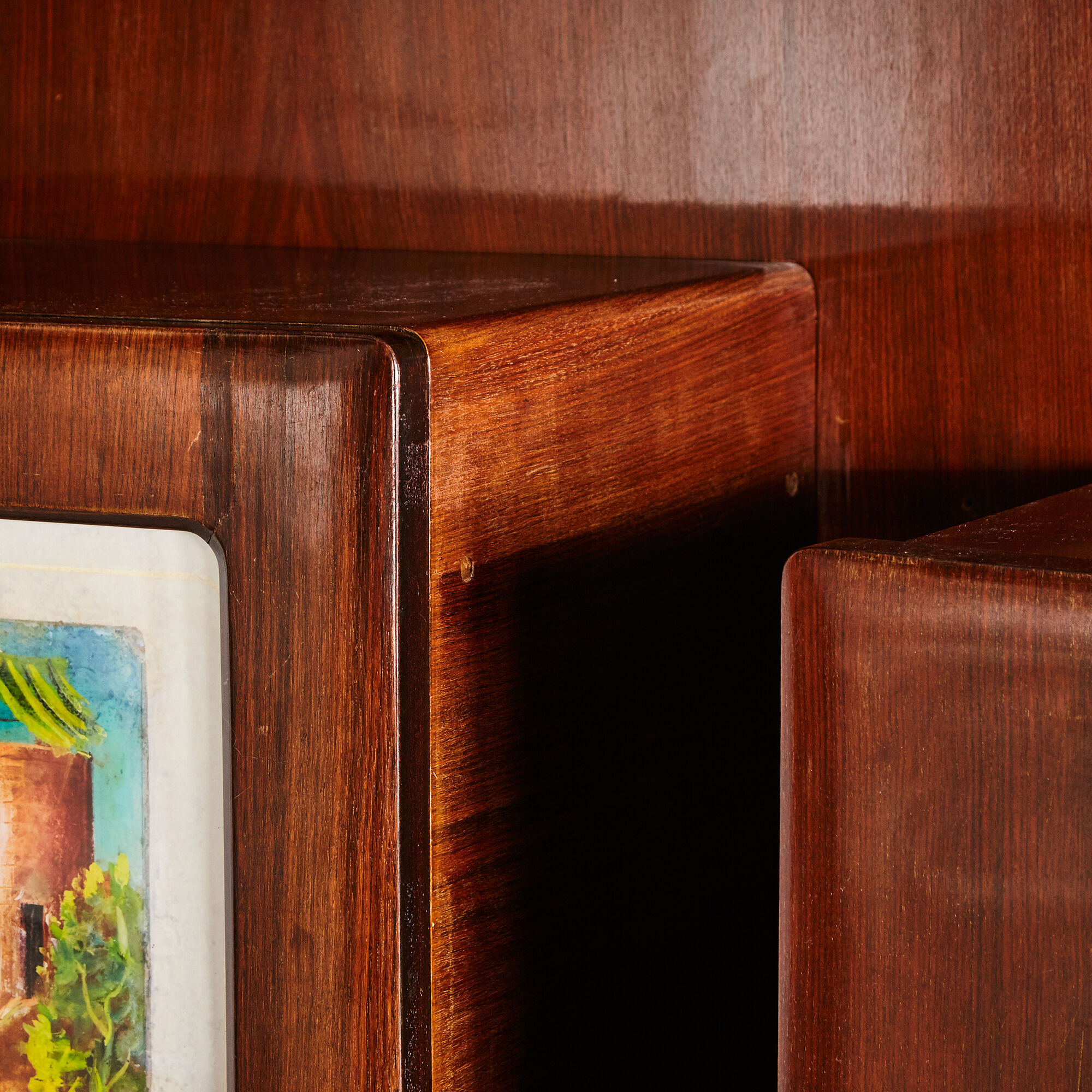 Italian rosewood highboard