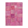 Handwoven anatolian contemporary 176 cm x 242 cm pink patchwork carpet
