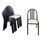 Set of 8 Robert Mallet Stevens Tubor Modernist Chairs