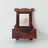 Miroir de barbier indou ancien