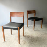 Set 4 dining chairs, 1960