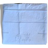 Former flat sheet, Monogram OM