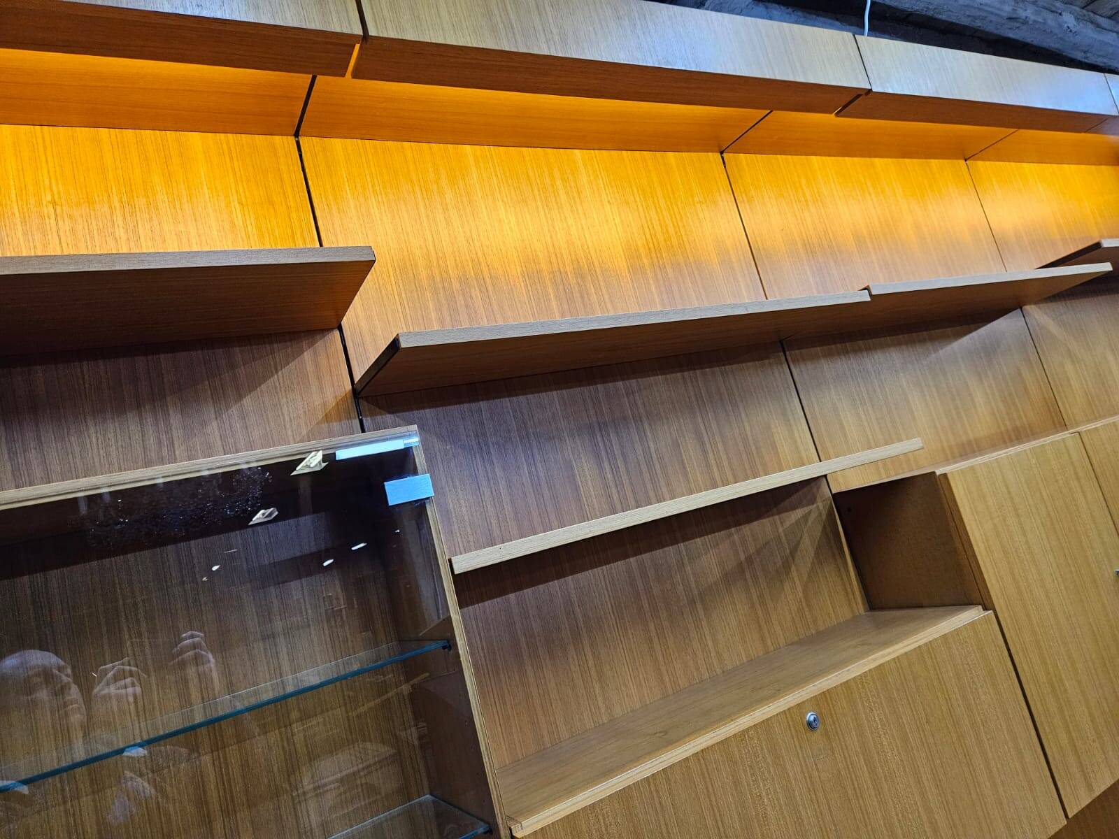 Modular teak shelf / germany / 1970s / cadovius style / kai kristiansen