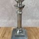 Silver-plated column candlestick – Corinthian style
