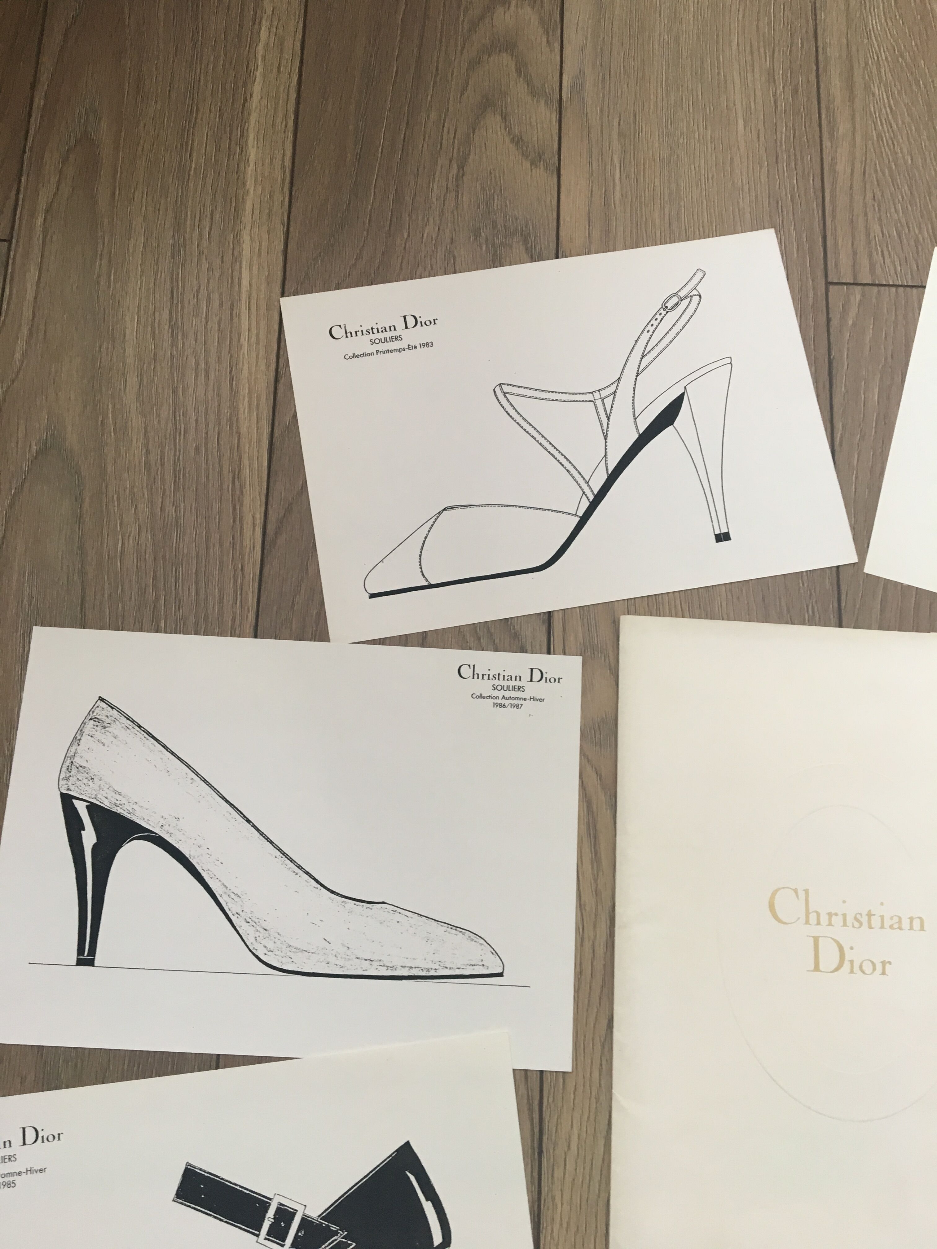 Christian Dior - Pierre Balmain: batch of 10 fashion sketches