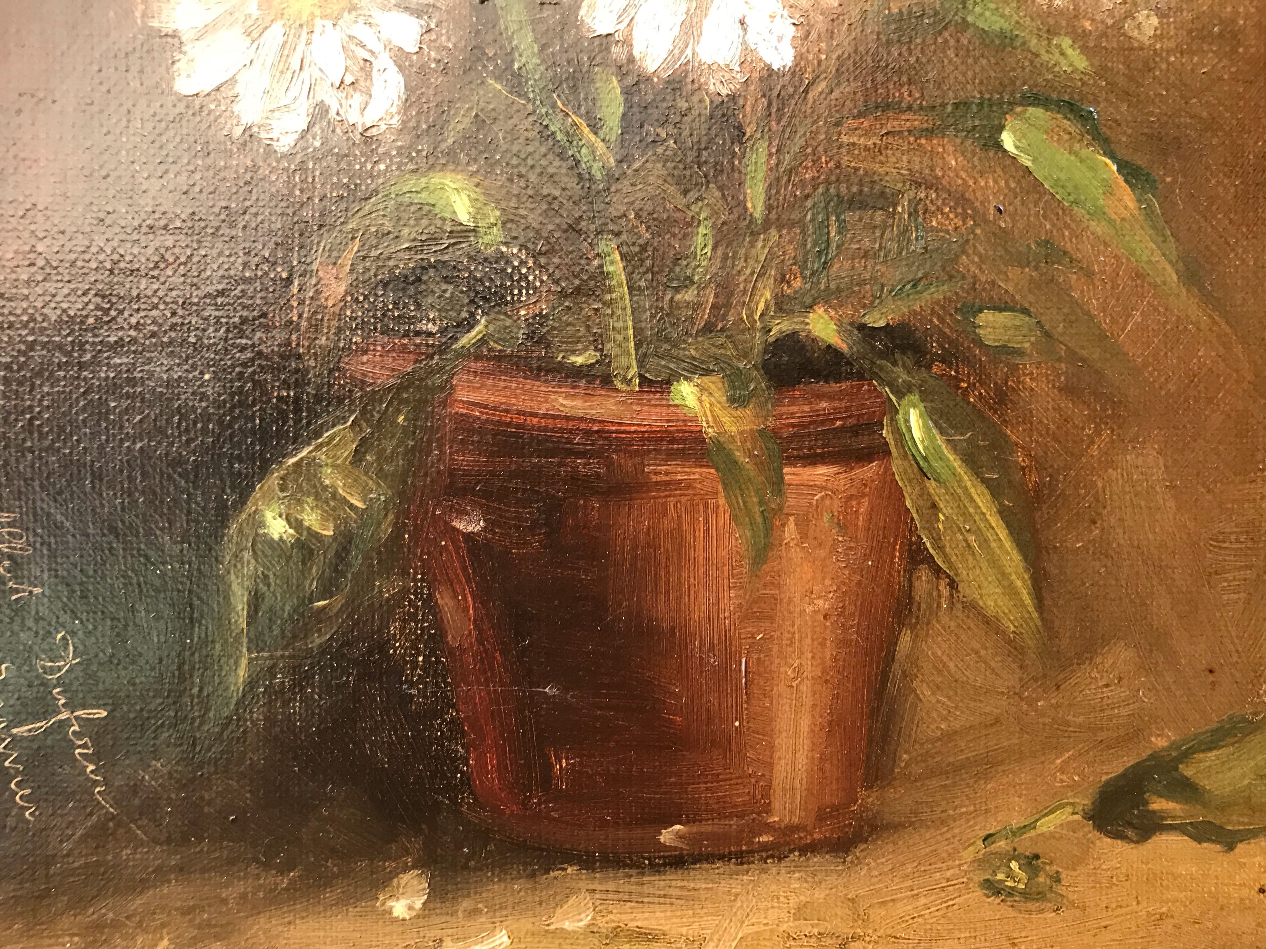 Albert Dufour daisy bouquet 1891