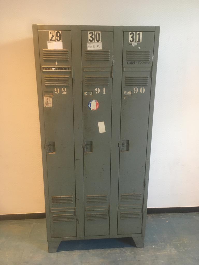 Vintage industrial wardrobe