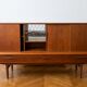 Enfilade / Teak highboard by A. Jensen & Molholm for Herning, Denmark