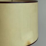 Lampe de table vintage en bois et laiton