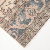 3X10 Pale Red Oriental Turkish Vintage Runner Rug, 91x315Cm