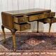 1930s Chippendale English desk in burr walnut