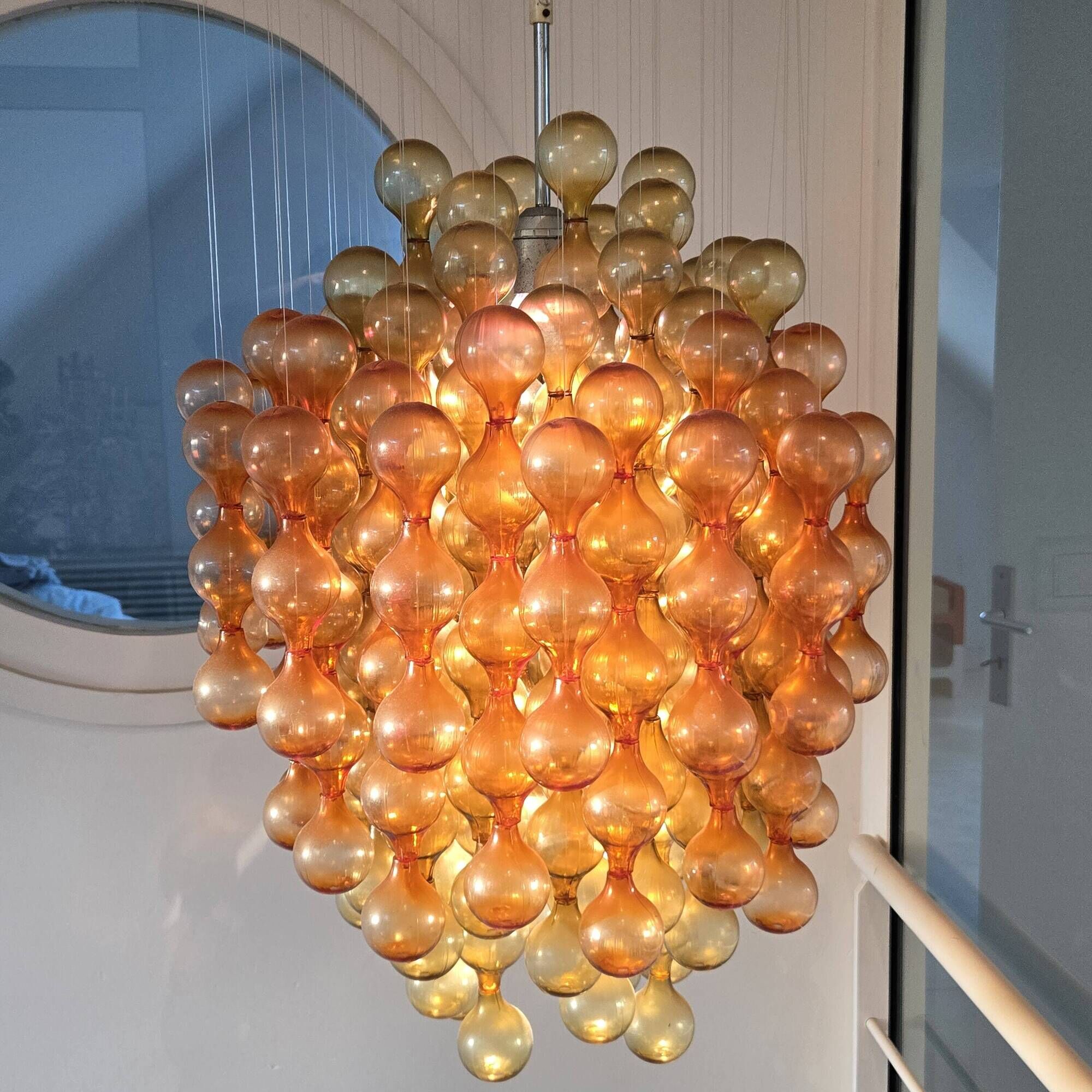 Vintage 1970s pendant light in the style of Verner Panton