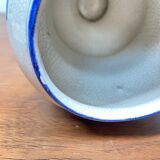 Set of 2 earthenware apothecary pots