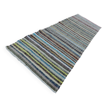 Vintage Turkish hallway rug 120x321 cm