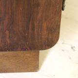 1930s walnut credenza in art deco style