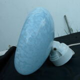 Clichy glass applied with 50s porcelain support