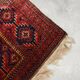 Vintage Baluch prayer rug in wool, Afghanistan 1940s.