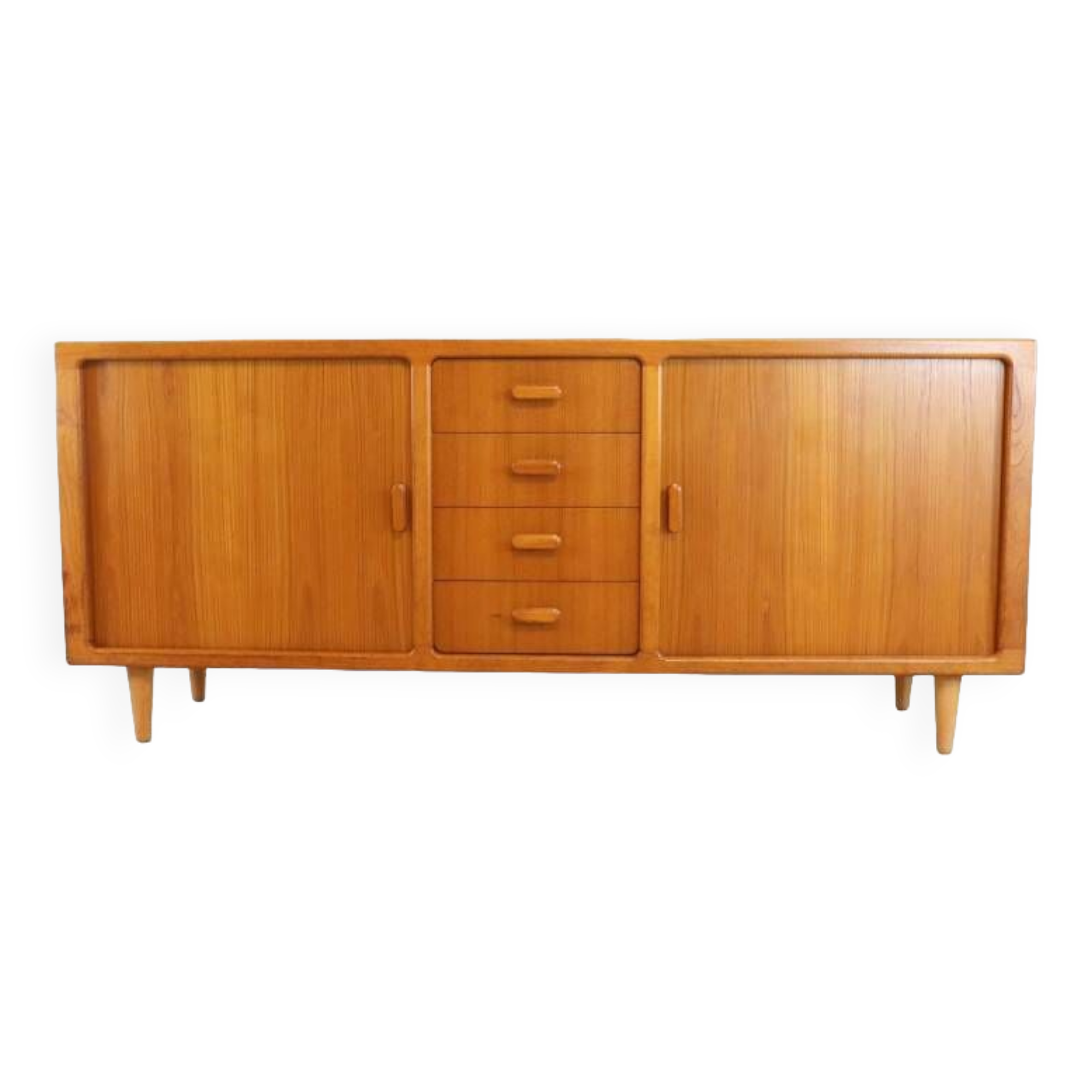 Silkeborg deens teak vintage sideboard 'Bandenitz' | 200 cm