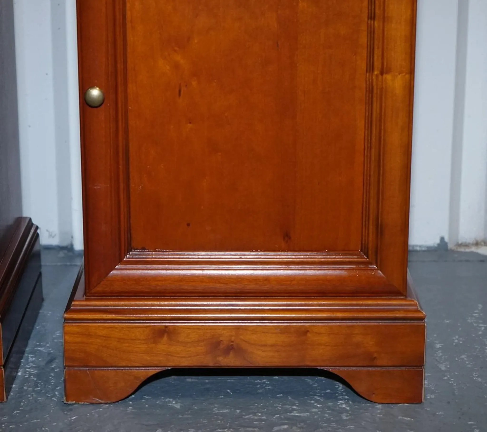 Vintage Cherry Nightstands, France, Set of 2