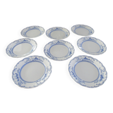 Ridgways Delft Dinner Plate Set of 8