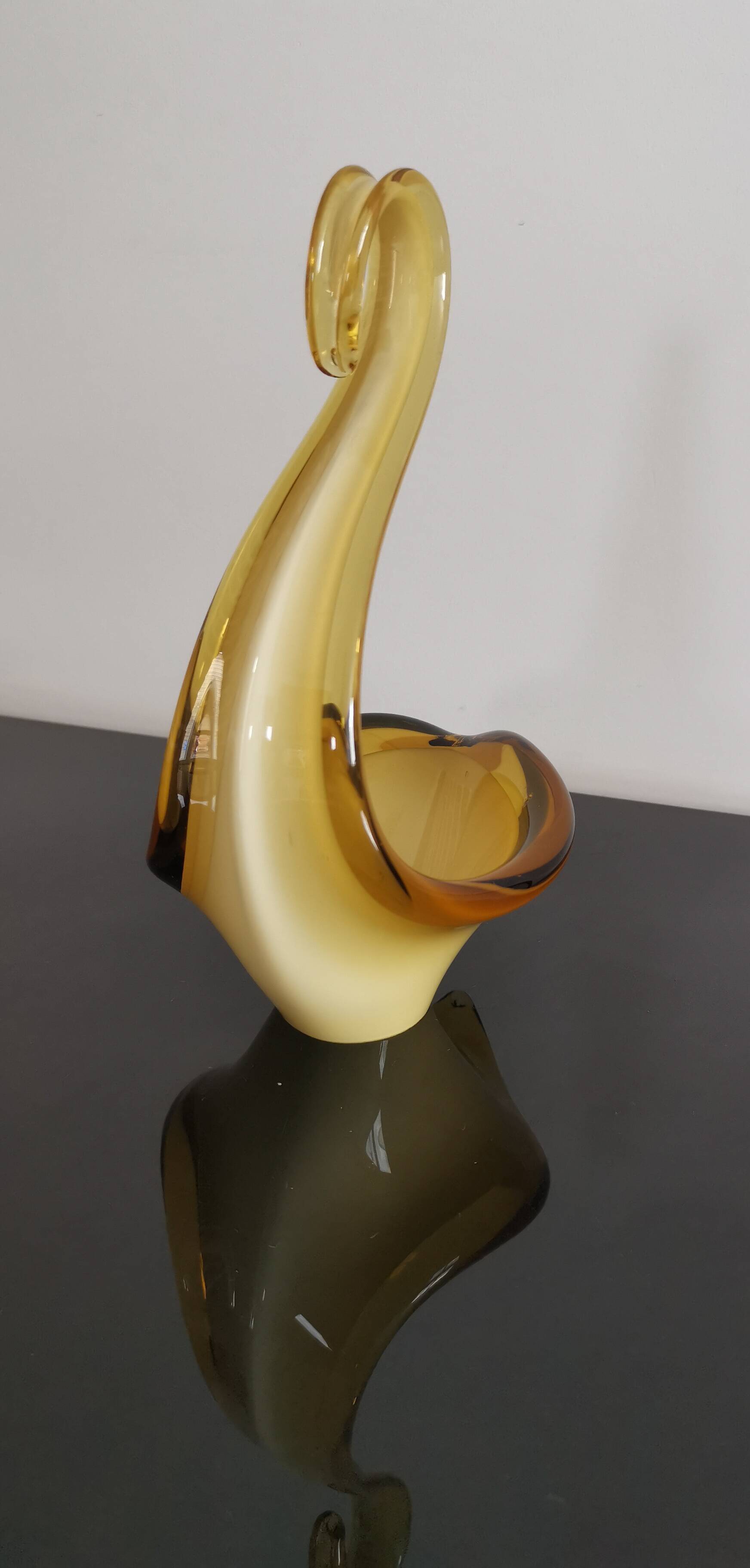 Swan pocket tray in Murano glass