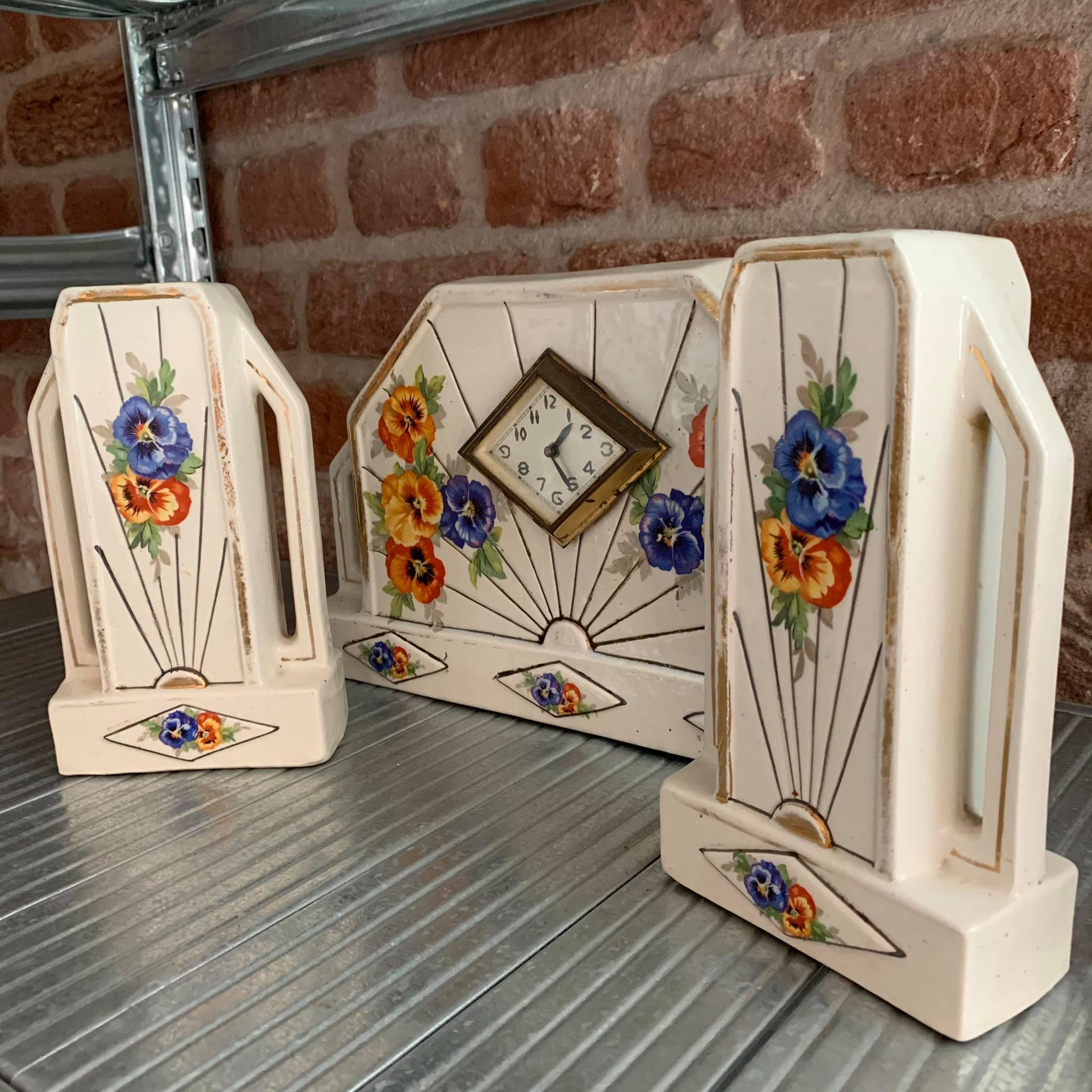 Art Deco fireplace trim