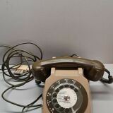 Socotel S63 vintage dial brown phone