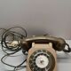 Téléphone marron à cadran vintage  Socotel S63