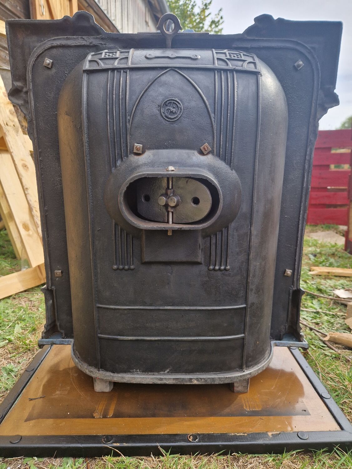 Vintage wood stove early 20th century