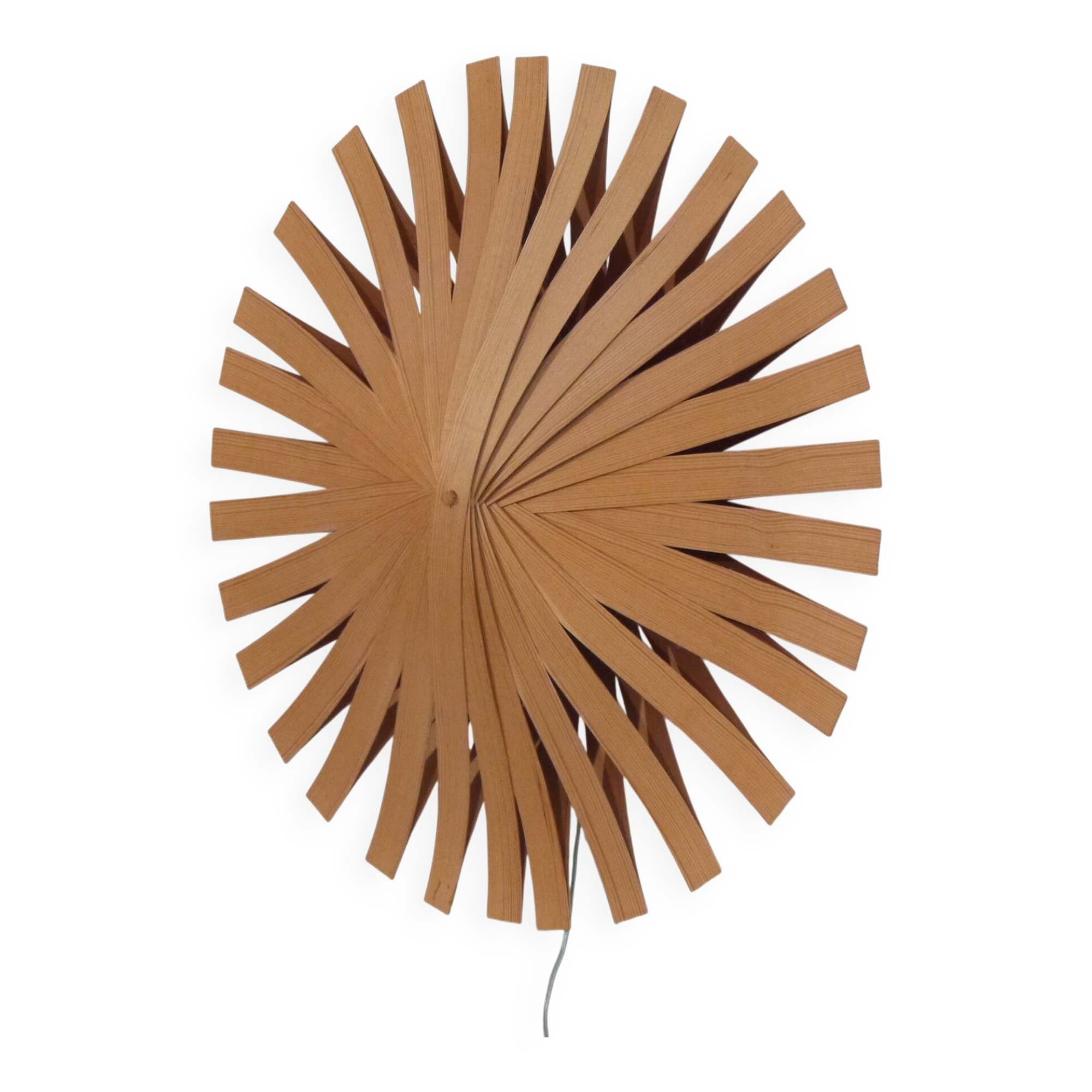 Applique soleil en bois 1960