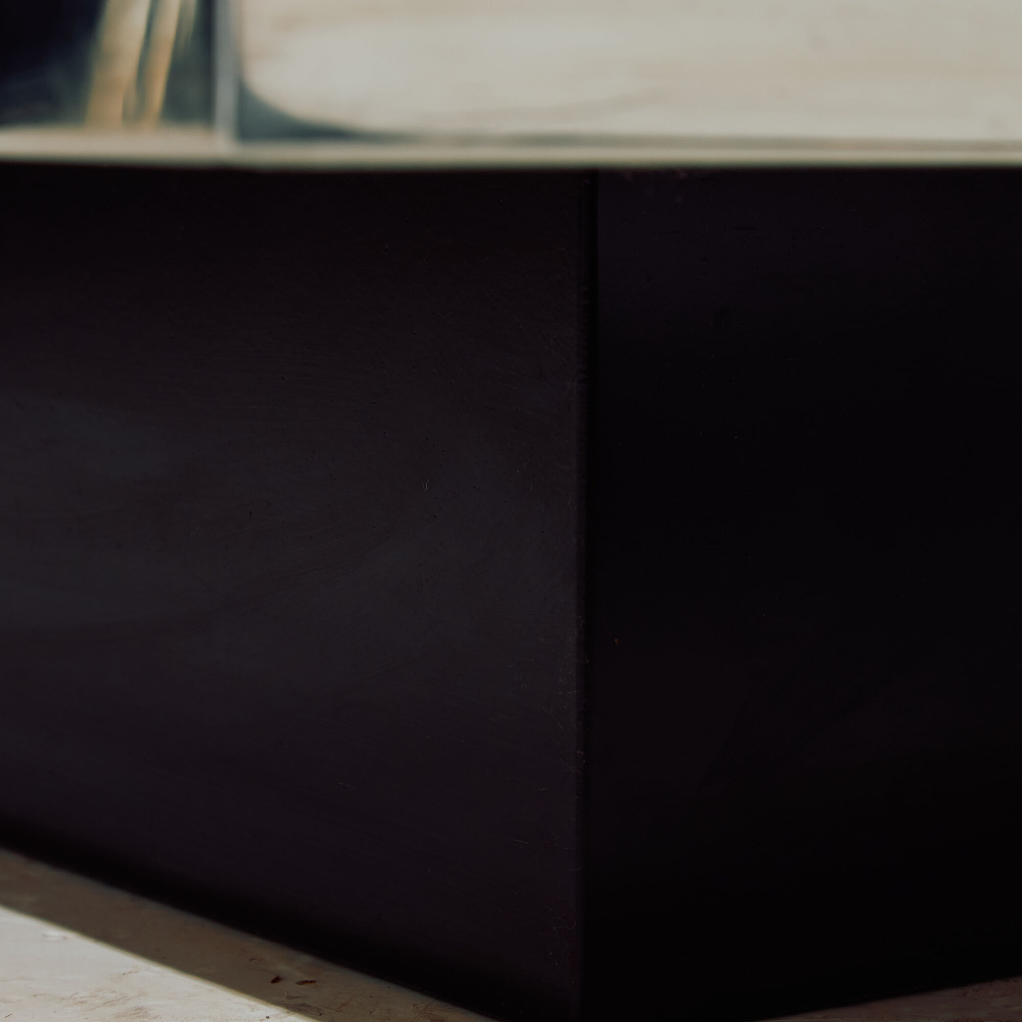 Chrome and glass coffee table by Willy Rizzo for Cidue.