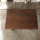 Old Coffee Table End Of Sofa Wood Turned Feet Vintage