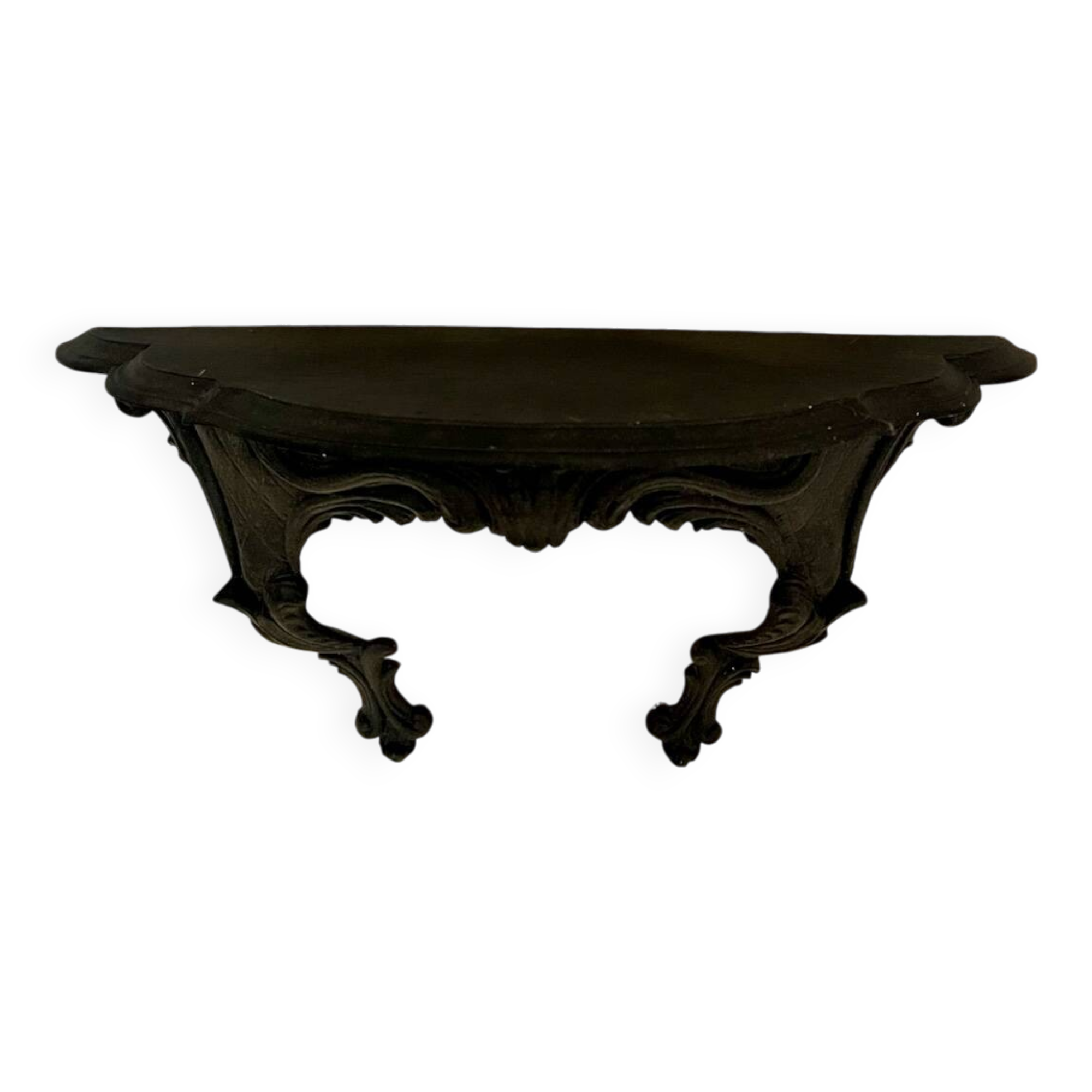 Small baroque wooden shelf