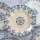 Lot 6 assiettes creuses dépareillées Terre de fer