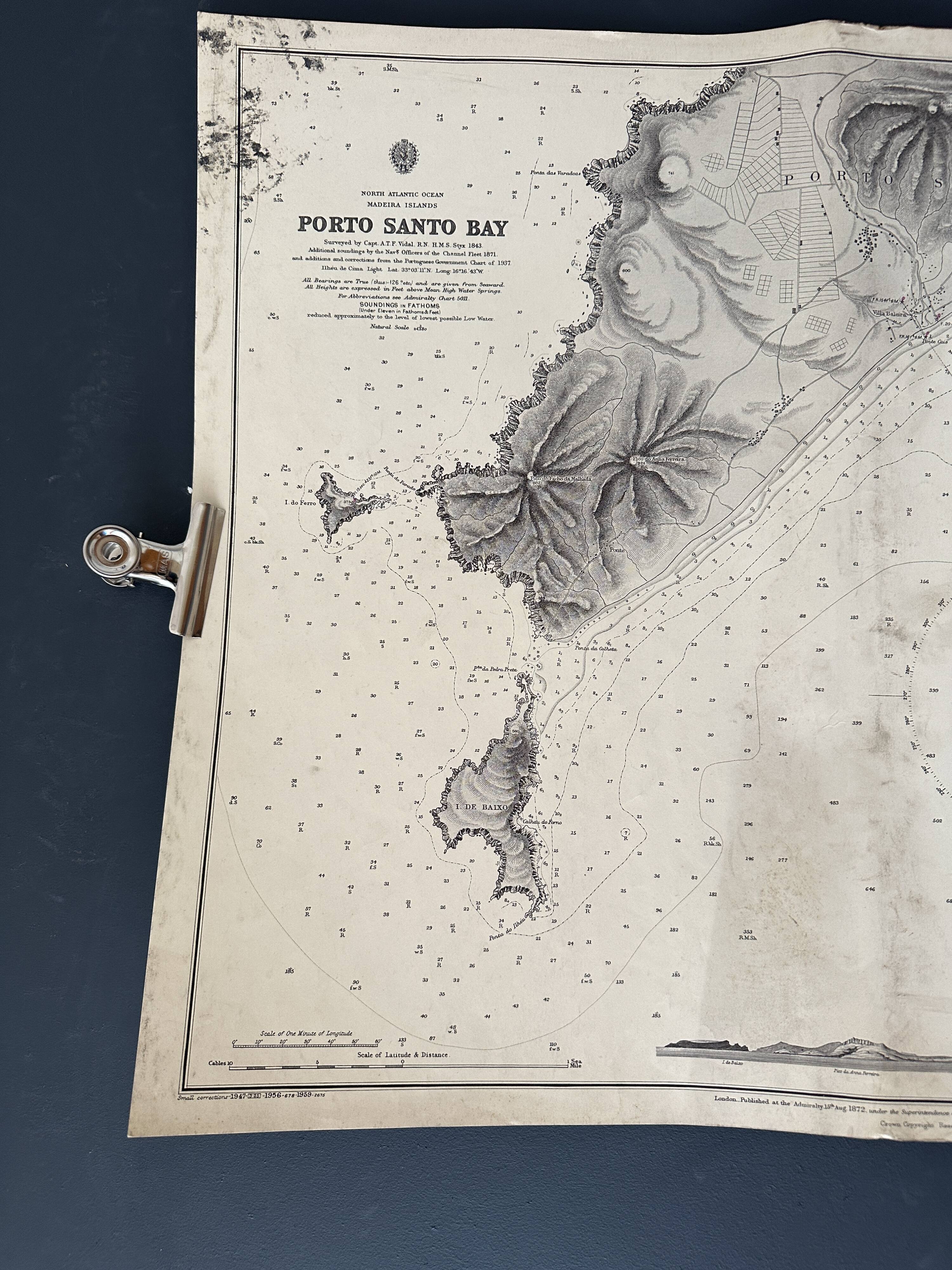 Porto Santo Bay Madeira Islands Map