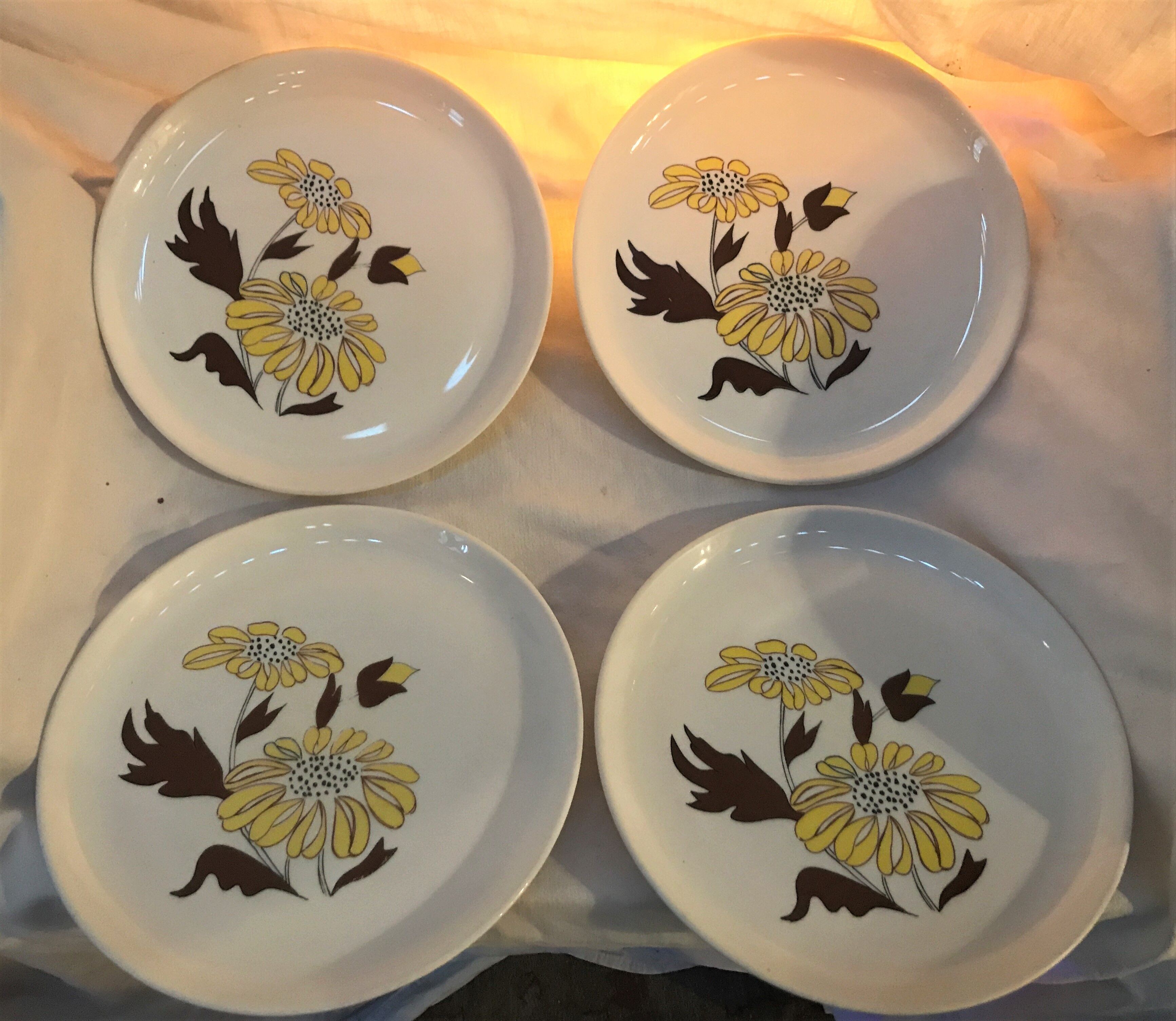 Lot Flat plates and dessert Sovirel 70s