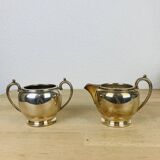 Service à thé/café anglais de  James Dixon & Sons en métal argenté