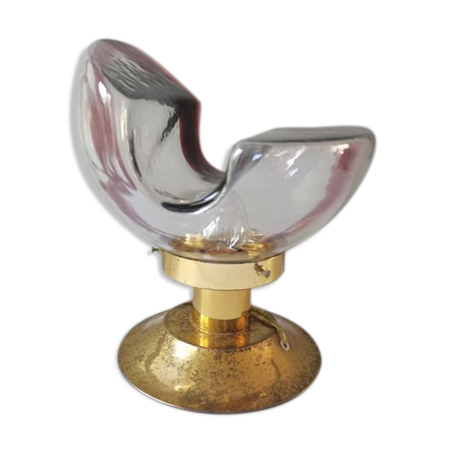Lampe Italienne en verre Mazzega