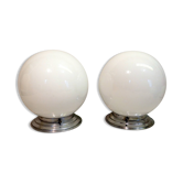 Opal globe suspension pair