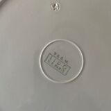 6 blue plates Villeroy and Boch Model Lido Year 50