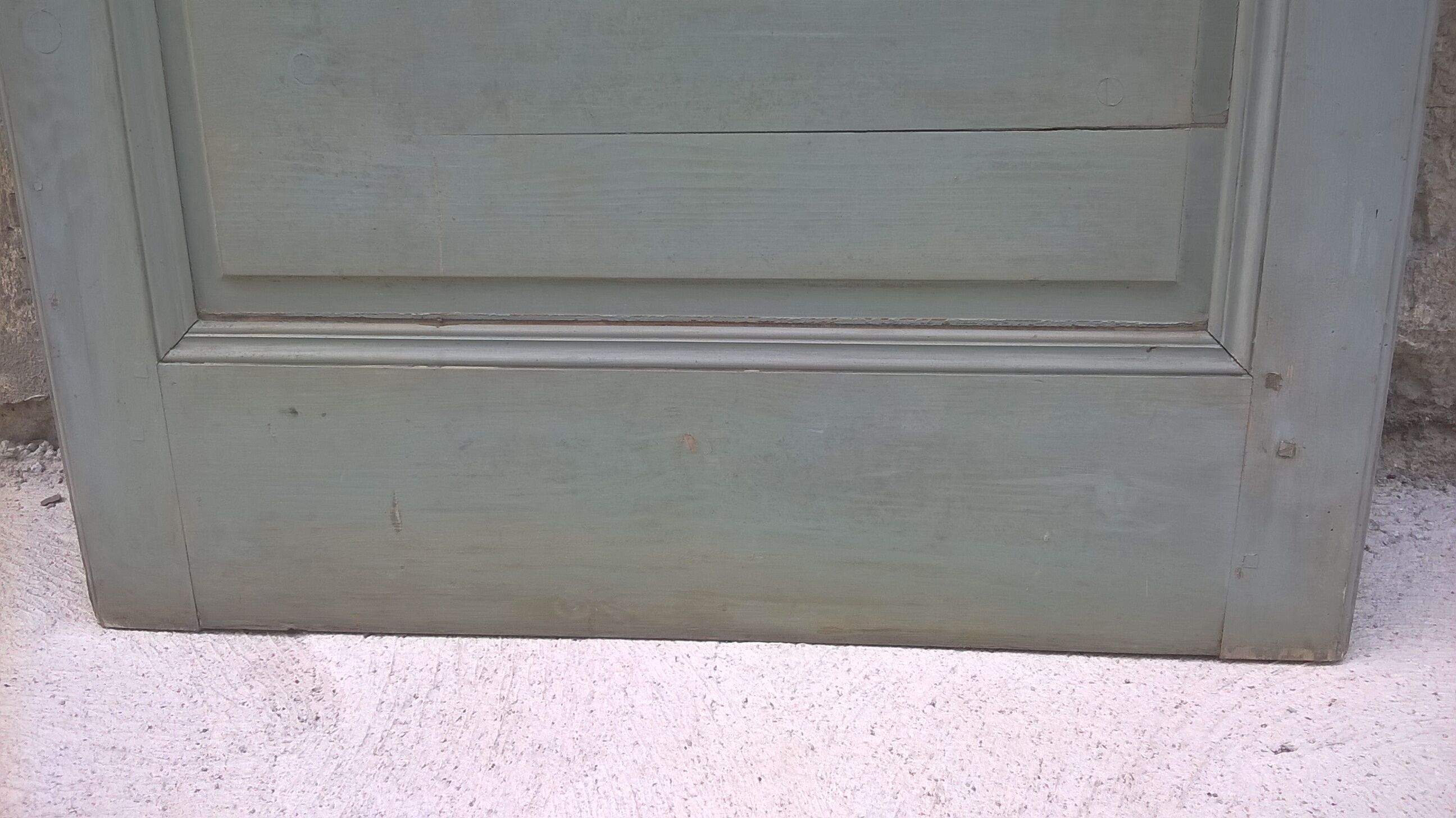 Old glazed interior door