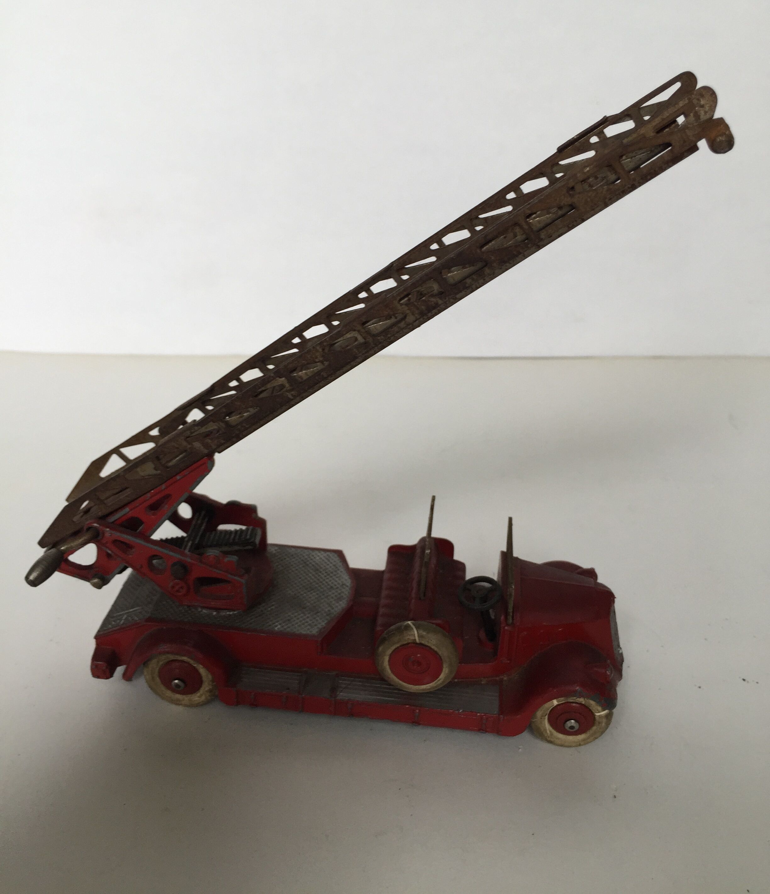 Miniature old fire truck