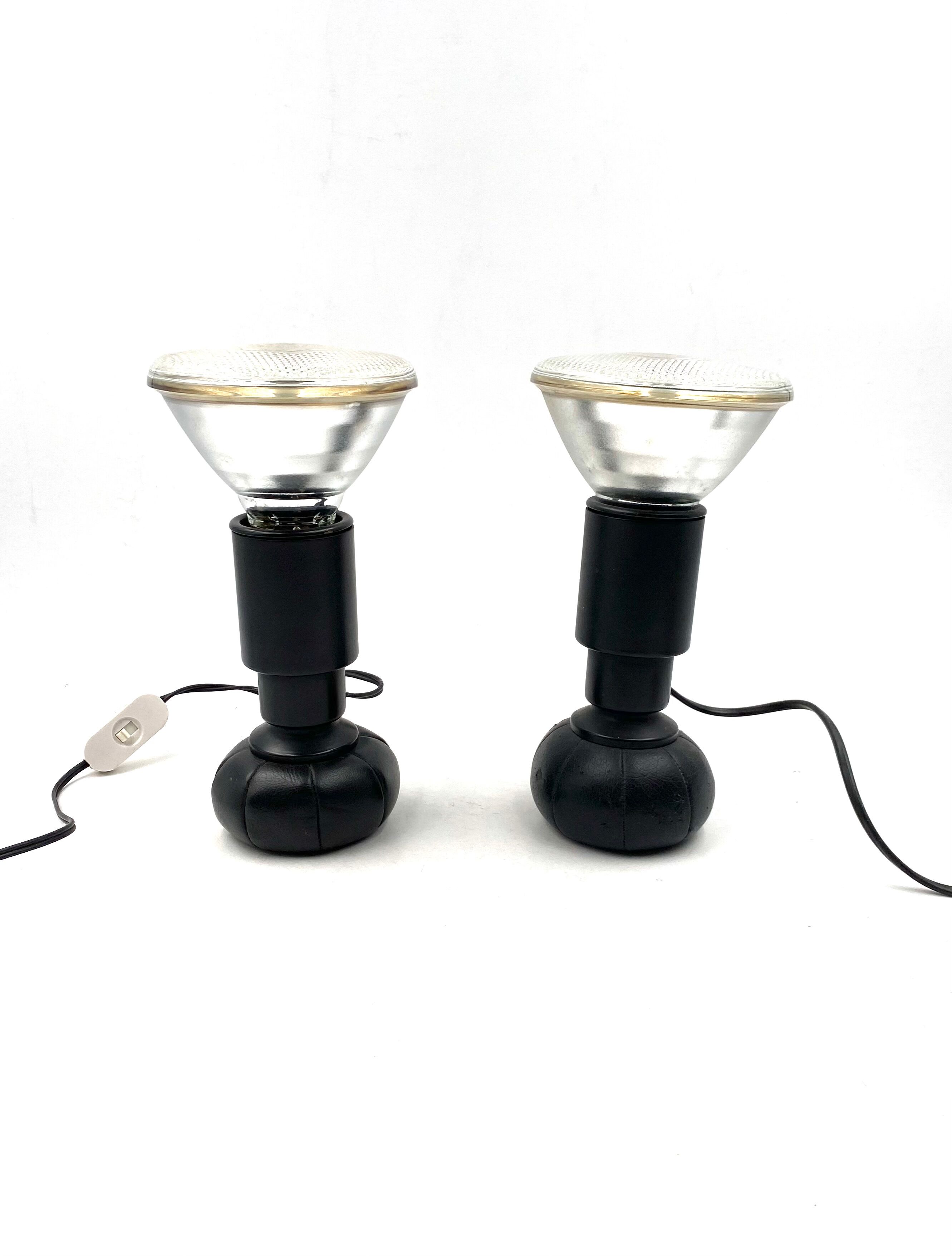 Gino Sarfatti, Set of 2 Table Lamps mod. 600/C, Arteluce Italy, 1966
