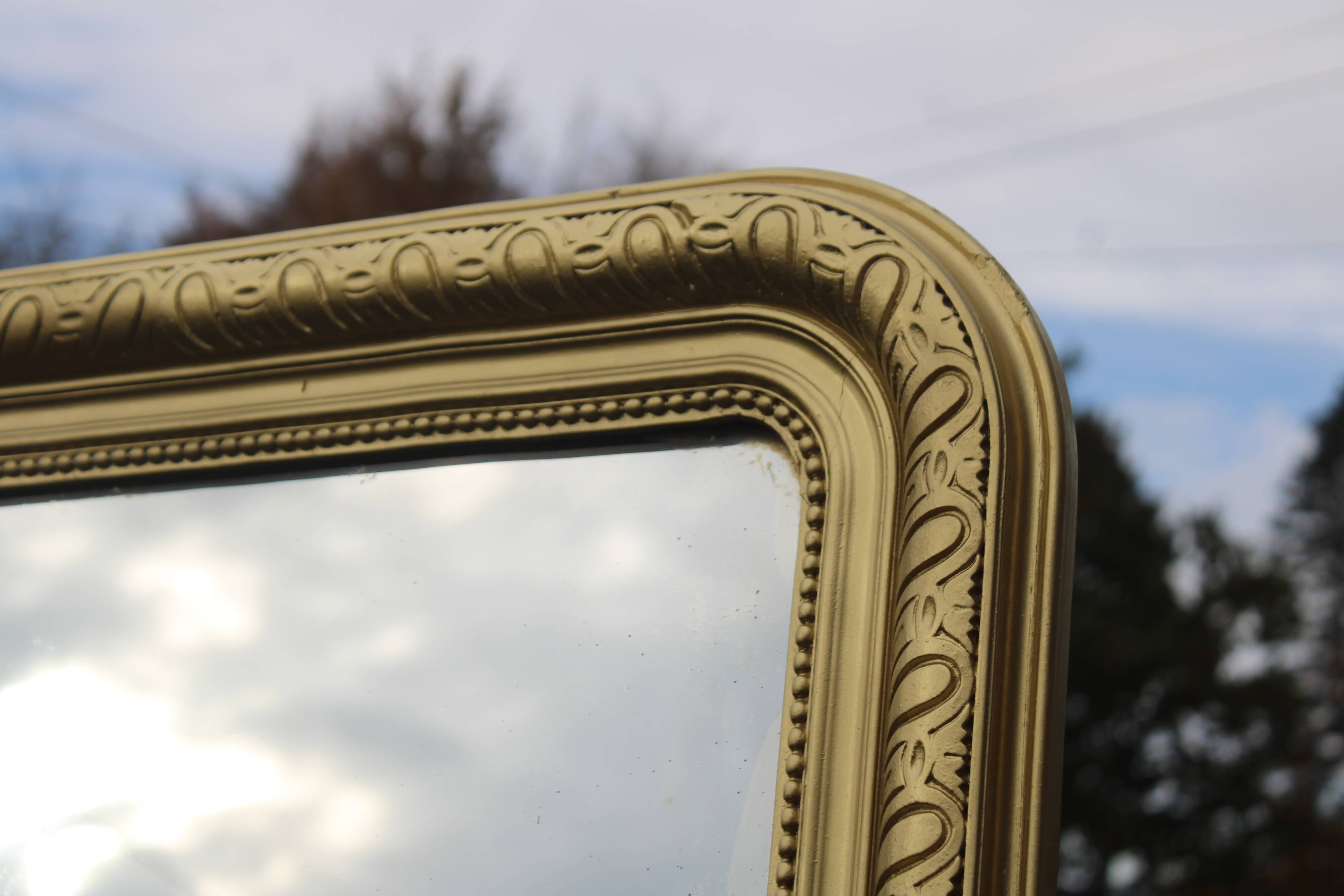 Antique mirror in Louis Philippe style