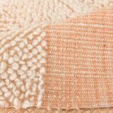 4x7 Salmon Beige Handmade Turkish Vintage Rug