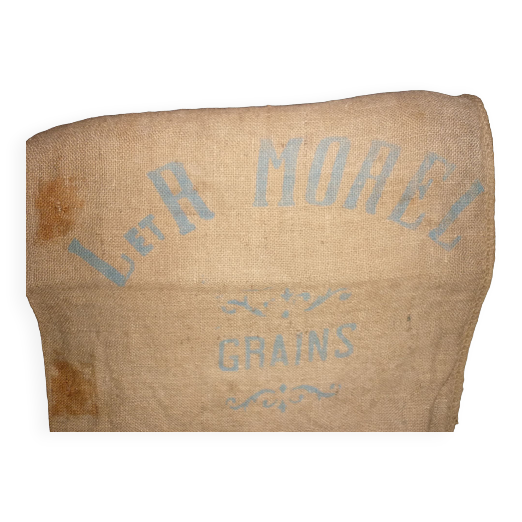Carrying bag of grains from Brittany and Peru